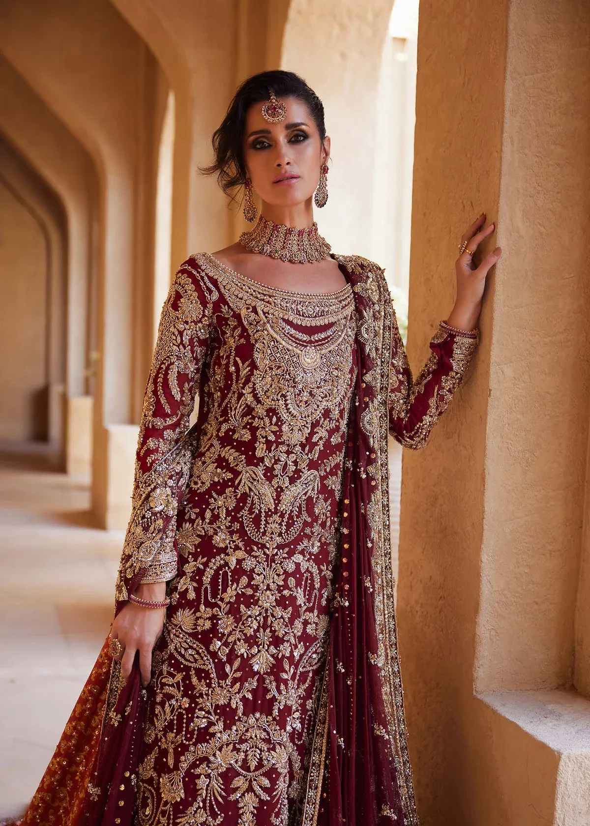 Burgundy Heritage Salwar catalog preview 2